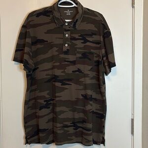 American Eagle Outfitters Camouflage Polo Shirt